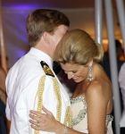 New York 12 september 2009
Prins Willem Alexander en Prinses Maxima tijdend gala op de marine boot HMS Tromp.
Peter Smulders bv