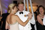 New York 12 september 2009
Prins Willem Alexander en Prinses Maxima tijdend gala op de marine boot HMS Tromp.
Peter Smulders bv