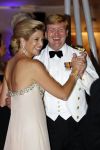 New York 12 september 2009
Prins Willem Alexander en Prinses Maxima tijdend gala op de marine boot HMS Tromp.
Peter Smulders bv