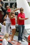 Amsterdam 1 augustus 2009
Gay pride op de amsterdamse grachten. Nicolette v Dam met vriend Bas Smit
Peter Smulders bv