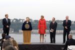 New York 8 september 2009
Prins Willem Alexander Prinses Maxima Michael Bloomberg (Burgemeester NY) en Hillary Clinton op vliegdekschip Intrepid. Welkomst ceremonieel van NYC 400.
Peter Smulders bv