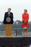 New York 8 september 2009
Prins Willem Alexander Prinses Maxima Michael Bloomberg (Burgemeester NY) en Hillary Clinton op vliegdekschip Intrepid. Welkomst ceremonieel van NYC 400.
Peter Smulders bv