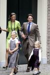 Apeldoorn 20 september 2009
Doop Pieter v Vollenhoven, zoon van Prins Pieter Christiaan en prinses Anita op paleis het Loo. Ook zijn zus Emma is aanwezig. Prina Maurits Prinses marilene Anna Lucas Felicia Prins Bernhard Jr Prinses Annette Isabella Sam Benjamin en Prinses Margriet
Peter Smulders bv