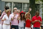Amsterdam 1 augustus 2009
Gay pride op de amsterdamse grachten. Nicolette v Dam met vriend Bas Smit
Peter Smulders bv