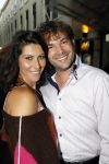 Den Haag 31 augustus 2009
Premiere het leven uit een dag in Pathe den haag. Zus Yolanthe Cabau v Kasbergen met vriend
Peter Smulders bv