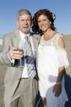 Ter Heijde 3 september 2010
Barbara Barens ( zwanger) en haar vriendin /vrouw Alette Adriaanse trouwen in strandtent Elzenduin Beach. Barbara met vader Frits Barend
Peter Smulders bv