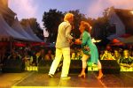Sneek, 9 Augustus 2010
Mirella Jacobs en Frank Mortiers als het duo Frank en Mirella tijdens een optreden in de 