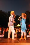 Sneek, 9 Augustus 2010
Mirella Jacobs en Frank Mortiers als het duo Frank en Mirella tijdens een optreden in de 