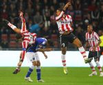 Eindhoven, 17 September 2010
EuropaLeague 1e wedstrijd PSV-Sampdoria, eindstand 1-1
Ibrahim Afellay en Jermain Lens
Foto Junior Smulders