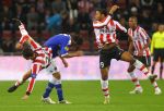 Eindhoven, 17 September 2010
EuropaLeague 1e wedstrijd PSV-Sampdoria, eindstand 1-1
Ibrahim Afellay en Jermain Lens
Foto Junior Smulders