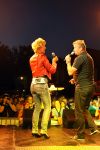 Sneek, 9 Augustus 2010
Jan Keizer en Anny Schilder tijdens een optreden in de 