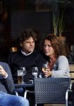 Amsterdam 18 september 2010
Ex Jack Spijkerman Jennemiek met nieuwe vriend op terras.
Peter Smulders bv