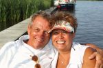 Sneek, 9 Augustus 2010
Mirella Jacobs ( van Frank & Mirella ) en haar tweede echtgenoot Harry
Foto Peter Smulders BV