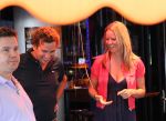 Amsterdam, 3 Juli 2010 Feest in Cafe Europub t.g.v. van de vrijlating Bavariababes Barbara Castelein en Mirte Nieuwpoort
Foto Peter Smulders BV