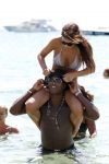 Ibiza 31 juli 2010
Patrick Kluivert en zijn vrouw Rosanna Kluivert Lima bij Blue Marlin.
Peter Smulders bv