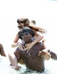 Ibiza 31 juli 2010
Patrick Kluivert en zijn vrouw Rosanna Kluivert Lima bij Blue Marlin.
Peter Smulders bv