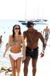 Ibiza 31 juli 2010
Patrick Kluivert en zijn vrouw Rosanna Kluivert Lima bij Blue Marlin.
Peter Smulders bv