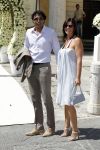 Sienna 17 juli 2010
Yolanthe Cabau v Kasbergen en Wesley Sneijder trouwen in Italie. Pierre v Hooijdonk met zijn vrouw
Peter Smulders bv