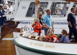 Amsterdam 21 augustus 2010
Prins Willem Alkexander met de groende Draeck bij sail. Prinses Maxima Prinses Amalia Ariane en Alexia zijn er ook bij. Ook is er een kindermeisje bij. Ze voeren onder begeleiding van meerdere politie boten
Peter Smulders bv