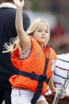 Amsterdam 21 augustus 2010
Prins Willem Alkexander met de groende Draeck bij sail. Prinses Maxima Prinses Amalia Ariane en Alexia zijn er ook bij. Ook is er een kindermeisje bij. Ze voeren onder begeleiding van meerdere politie boten
Peter Smulders bv