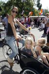 Amsterdam 5 september 2010
Bakfietsenrace georganiseerd door Viva Mama in het vondelpark. Renee Vervoorn met dochter Lisa
Peter Smulders bv