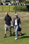 Brasschaat 24 juli 2010
Stacey Rookhuizen met haar nieuwe vriend Christoph op de golfbaan.
Peter Smulders bv