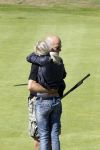Brasschaat 24 juli 2010
Stacey Rookhuizen met haar nieuwe vriend Christoph op de golfbaan.
Peter Smulders bv