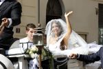 Sienna 17 juli 2010
Yolanthe Cabau v Kasbergen en Wesley Sneijder trouwen in Italie. Yolanthe met broer Xavier die de bruid weg gaf
Peter Smulders bv