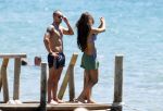 Ibiza 28 juli 2010
Wesley Sneijder en Yolanthe Cabau Sneijder op het strand bij Blue Marlin op hun huwelijksreis. Ze hebben een huis gehuurd op ibiza.
Peter Smulders bv