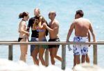 Ibiza 28 juli 2010
Wesley Sneijder en Yolanthe Cabau Sneijder op het strand bij Blue Marlin op hun huwelijksreis. Ze hebben een huis gehuurd op ibiza.
Peter Smulders bv