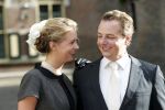 Den haag 11 september 2011
Barry Madlener met zijn vriendin Veronique Haarsma op het binnenhof.
Peter Smulders bv