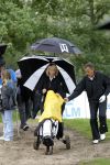 Hilversum 7 september 2011
Johan  Cruijff doet mee met de pro am van de klm open op de hilversumse golfclub. Johan speelt met Maarten Lafeber en zijn vrouw Danny is caddy van een spaanse vriend
Peter Smulders bv