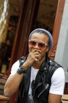 Amsterdam 17 augustus 2011
Edgar Davids op terras.
Peter Smulders bv