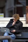 Amsterdam 15 september 2011
Ewout Genemans met Apple lap top op terras.
Peter Smulders bv