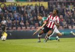 Eindhoven, 15 September 2011 
PSV-Legia Warschau, eindstand 1-0 Doelpunt Dries Mertens
UEFA Europa League 2011-2012
Georginio Wijnaldum
Foto Junior Smulders