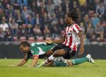 Eindhoven, 15 September 2011 
PSV-Legia Warschau, eindstand 1-0 Doelpunt Dries Mertens
UEFA Europa League 2011-2012
Georginio Wijnaldum
Foto Junior Smulders