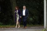 Amsterdam 12 september 2011
Hans Breukhoven hand in hand met Marian Mudder onderweg naar restaurant.
Peter Smulders bv