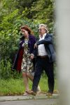 Amsterdam 12 september 2011
Hans Breukhoven hand in hand met Marian Mudder onderweg naar restaurant.
Peter Smulders bv