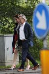 Amsterdam 12 september 2011
Hans Breukhoven hand in hand met Marian Mudder onderweg naar restaurant.
Peter Smulders bv