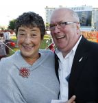 Amsterdam 15 augustus 2011
Premiere circus Renz in Amsterdam. Heddy lester met Harry Slinger
Peter Smulders bv