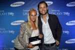 Amsterdam 23 augustus 2011
Presentatie nieuwe Samsung Tab bij little Buddha. Kimberly Klaver met vriend Bas Schothorst
Peter Smulders bv