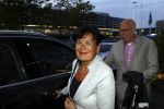 Amsterdam Schiphol 23 augustus 2011
De vermeende derde geheime dochter van Prins Bernhard Mildred met partner op schiphol. Ze wordt opgehaald door Marc v d Linden .
Peter Smulders bv