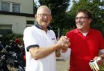 Hilversum 3 september 2011
KLM open golf charity tournooi ten bate van WNF op de Hilversumse Golfbaan. Pieter v Vollenhoven met Willem v Hanegem
Peter Smulders bv