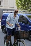 Amsterdam 30 augustus 2012
Arie Boomsma met baard op de fiets.
Peter Smulders bv