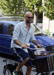 Amsterdam 30 augustus 2012
Arie Boomsma met baard op de fiets.
Peter Smulders bv