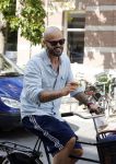 Amsterdam 30 augustus 2012
Arie Boomsma met baard op de fiets.
Peter Smulders bv
