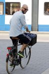 Amsterdam 30 augustus 2012
Arie Boomsma met baard op de fiets.
Peter Smulders bv