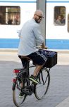 Amsterdam 30 augustus 2012
Arie Boomsma met baard op de fiets.
Peter Smulders bv