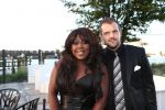 Amsterdam, 26 Augustus 2012
Feest in de Harbour Club t.g.v. de verjaardag van Glennis Grace
Berget Lewis met haar man Sebastiaan v Rooijen
Foto Peter Smulders BV