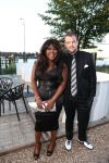 Amsterdam, 26 Augustus 2012
Feest in de Harbour Club t.g.v. de verjaardag van Glennis Grace
Berget Lewis met haar man Sebastiaan v Rooijen
Foto Peter Smulders BV